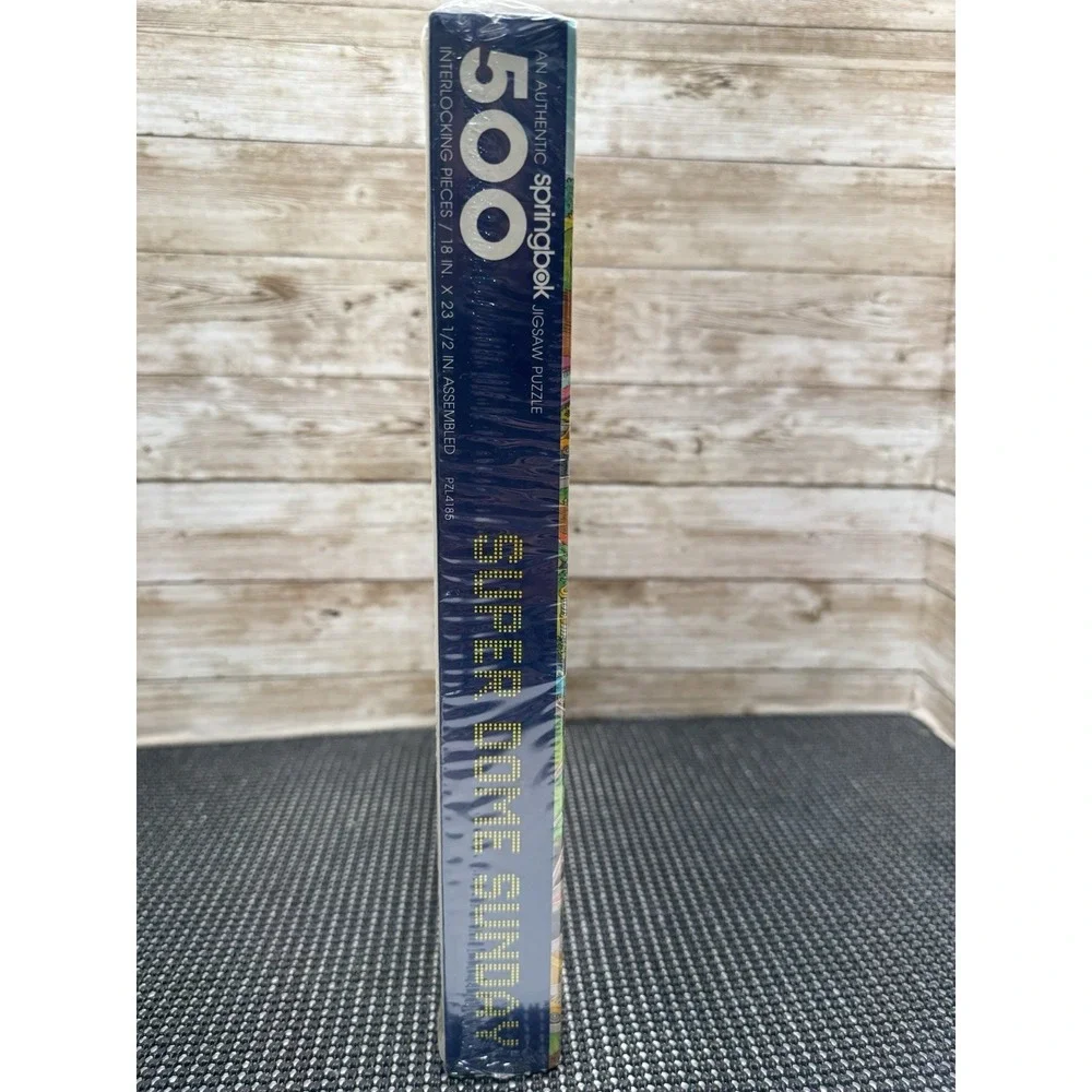 1985 SEALED Springbok  Puzzle Super Dome Sunday 500 Piece